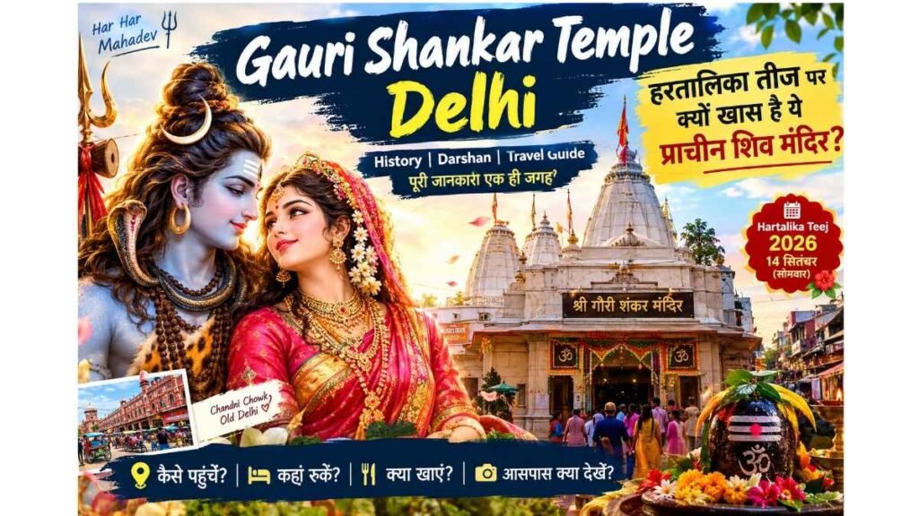 Gauri Shankar Temple Delhi: हरतालिका तीज पर क्यों खास है यह प्राचीन शिव मंदिर?