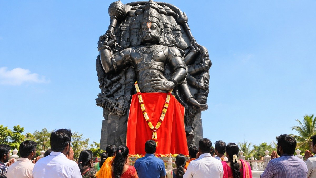 Rameshwaram 6 Panchmukhi Hanuman Temple
